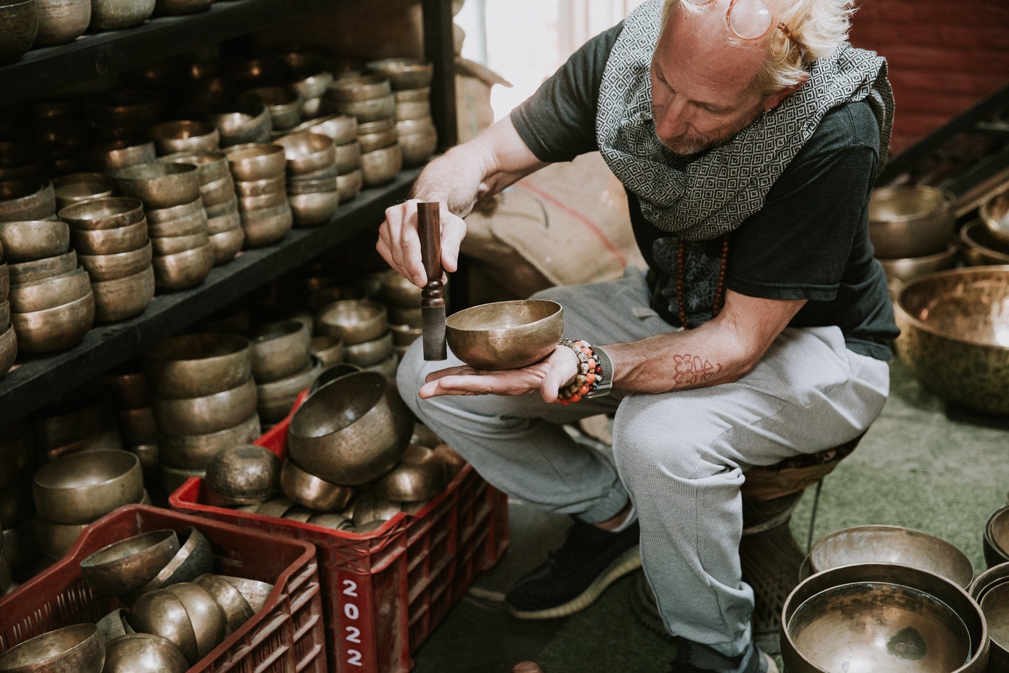 Antique Heirloom Thado Singing Bowls - Handcrafted Tibetan Meditation & Sound Healing Instruments for Yoga, Reiki, and Spiritual Practices