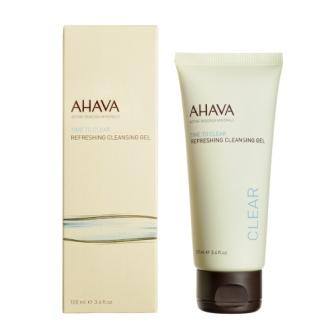 AHAVA Refreshing Cleansing Gel 3.4 oz - Hydrating Face Wash for Dry & Sensitive Skin | Gentle Daily Cleanser for Women & Men | Perfect for Travel & Gym