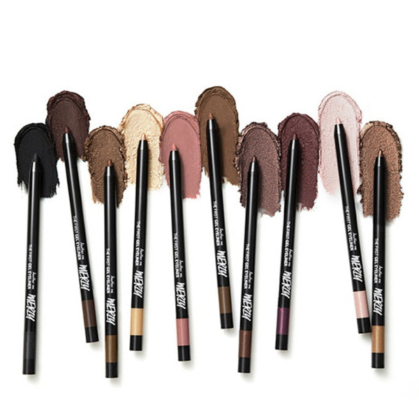 MERZY The First Gel Eyeliner - Waterproof & Smudge-Proof Long Lasting Eyeliner for Precise Lines | Perfect for Everyday Makeup, Party Looks & Professional Makeup Artists