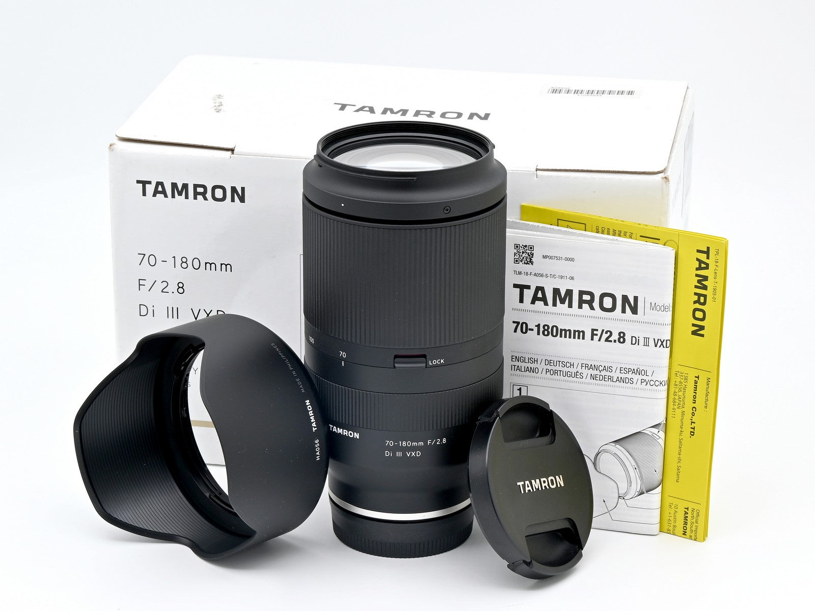 Tamron 70-180mm f/2.8 Di III VXD Lens for Sony E Mount - Open Box Excellent Condition - Perfect for Portrait, Sports & Wildlife Photography