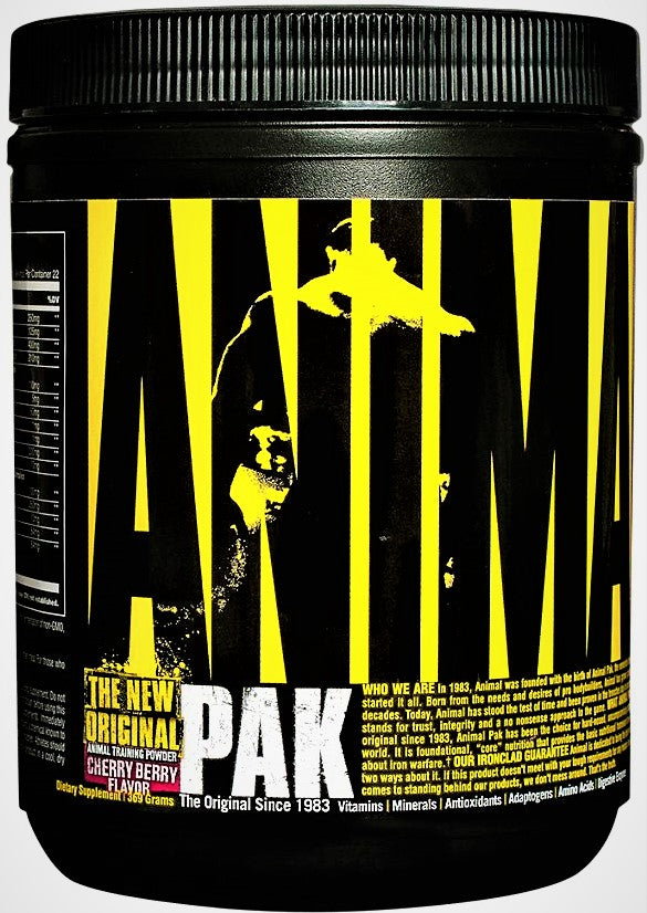 Animal Pak Multivitamin Supplement - Cherry Berry Flavor, 312g | Essential Nutrients for Athletes & Fitness Enthusiasts | Pre-Workout & Post-Workout Support
