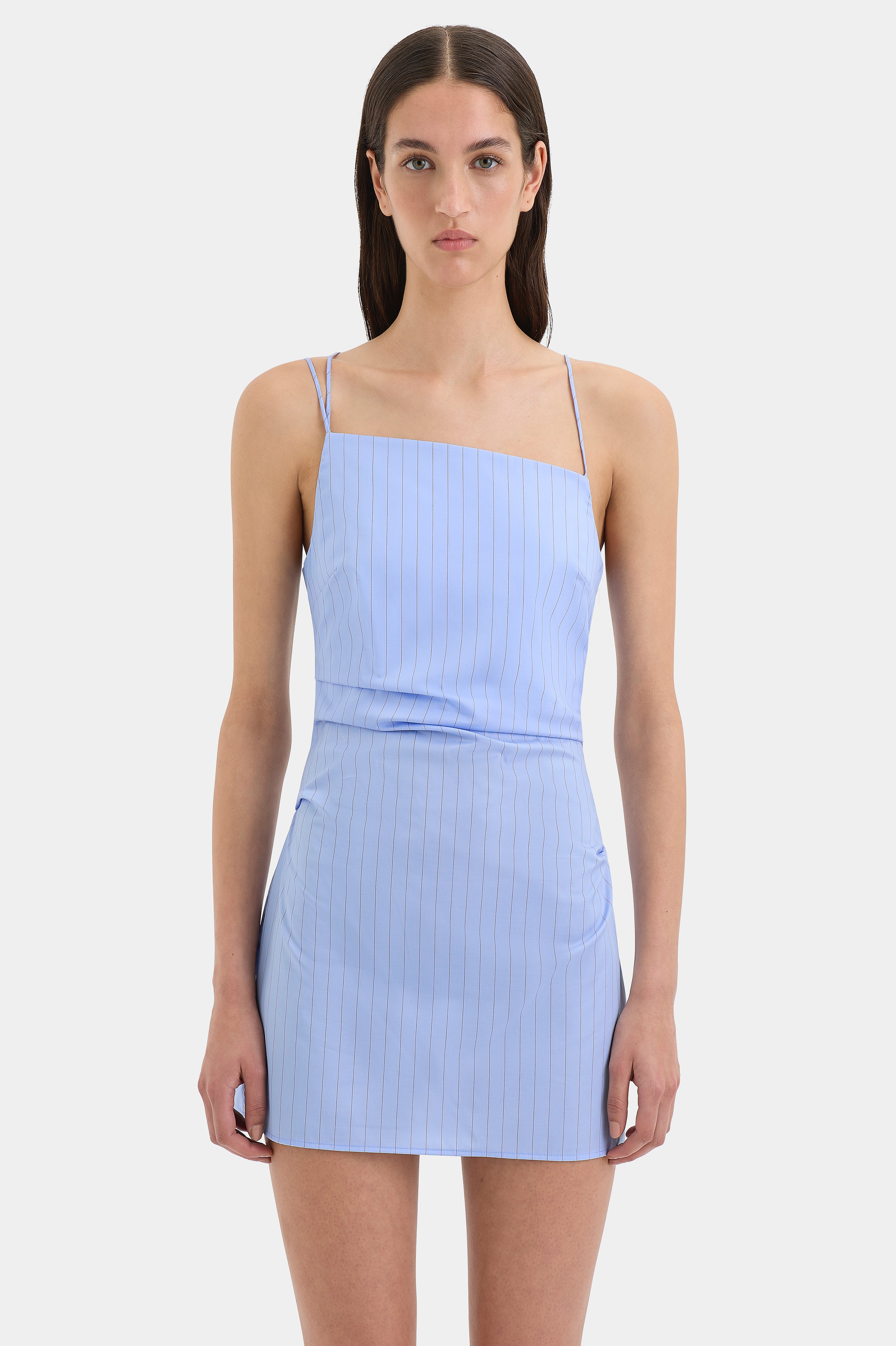 Lori Mini Dress Sky Blue - Stylish Summer Casual Dress for Women, Perfect for Beach, Party, and Date Night