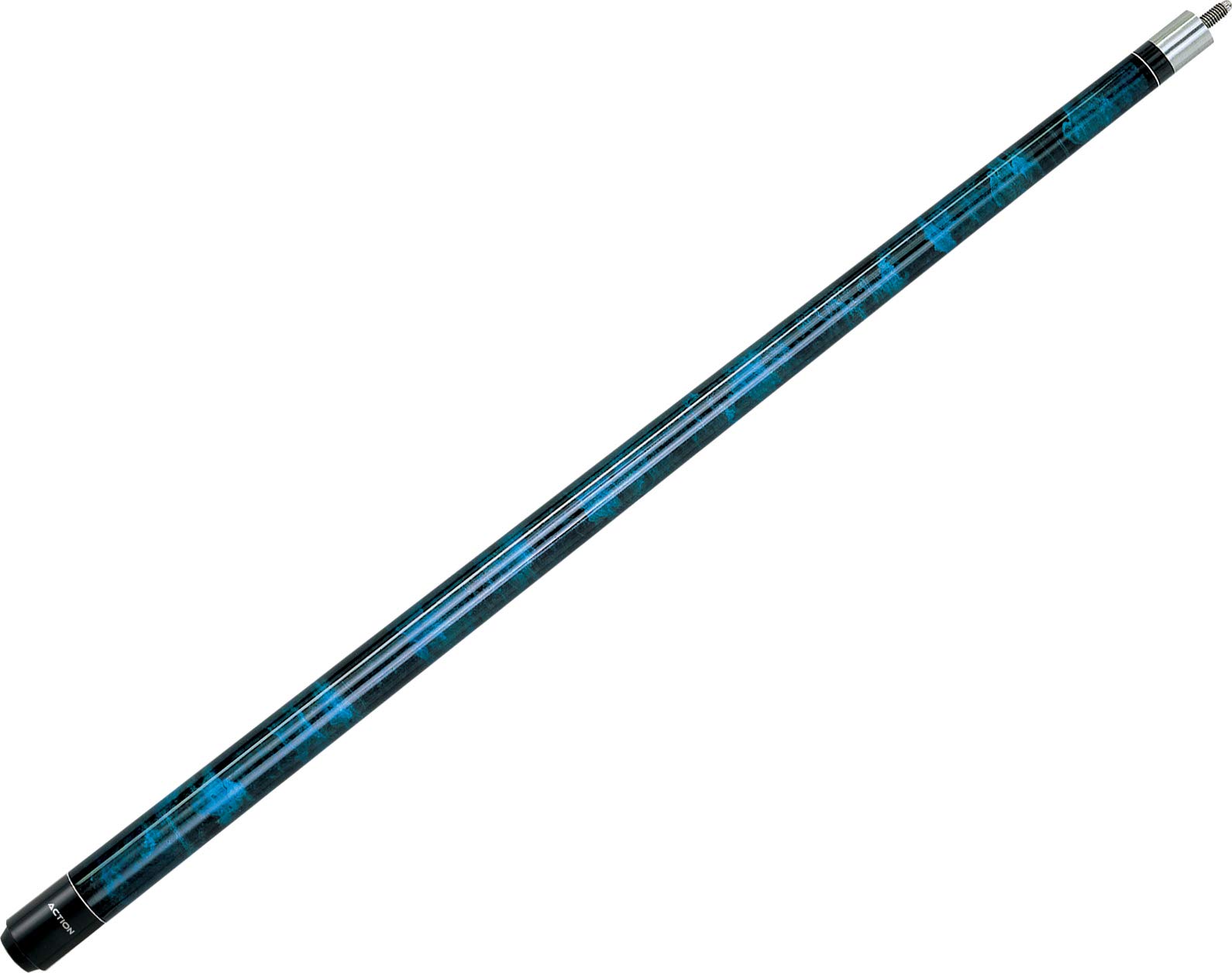 Premium Action Pool Cue Stick - Navy Blue Billiard Cue for Professional & Recreational Players - Perfect for Home Game Rooms, Bars, and Pool Halls