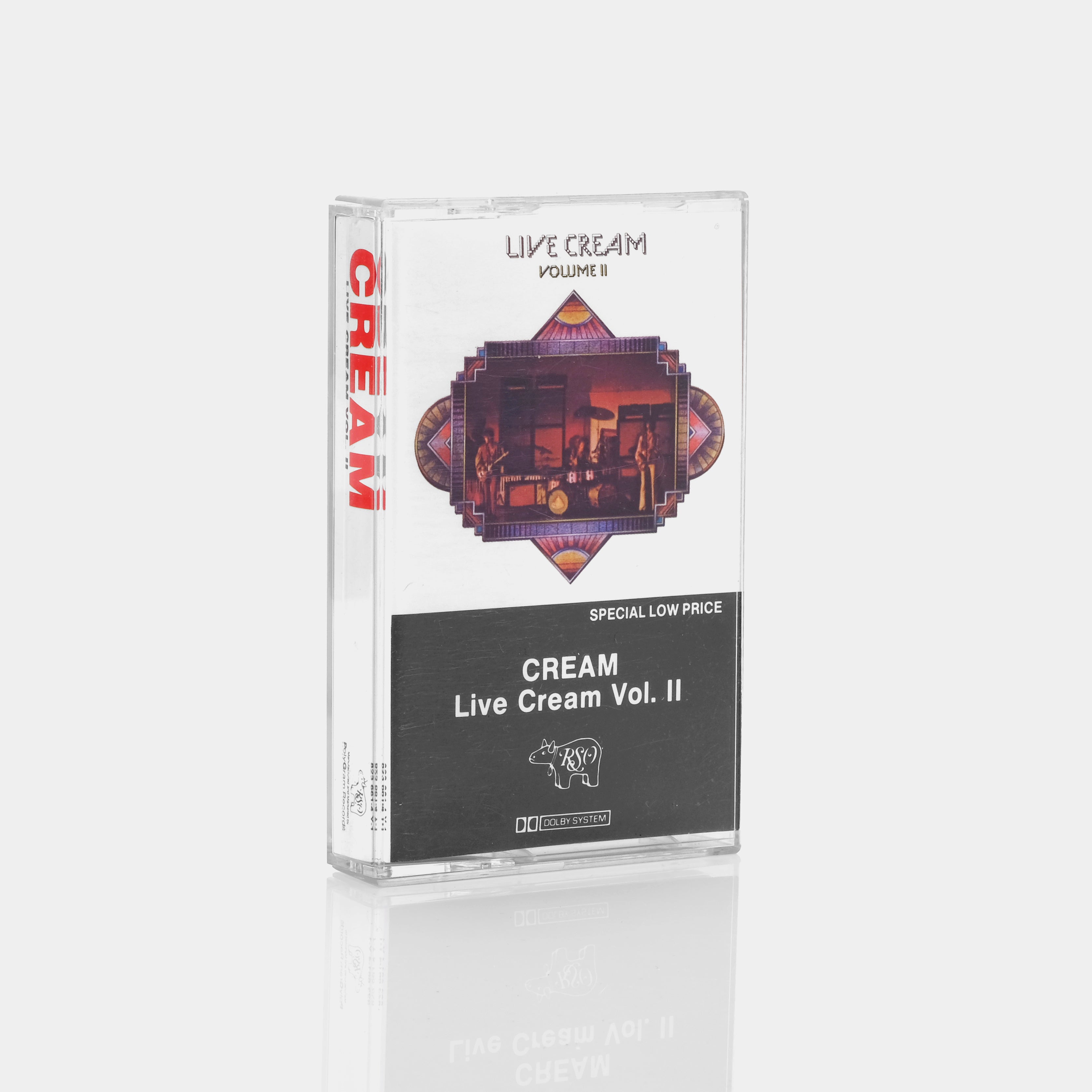 Cream - Live Cream Vol. II Cassette Tape | Vintage Music Collection | Perfect for Retro Music Lovers & Cassette Collectors