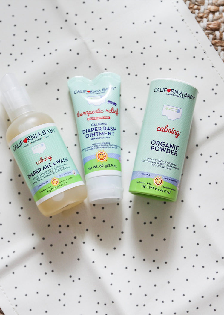 Calming™ 3-Step Diaper Care System for Babies - Gentle Rash Prevention & Skin Protection for Newborns & Infants | Perfect for Daily Diaper Changes & Overnight Use