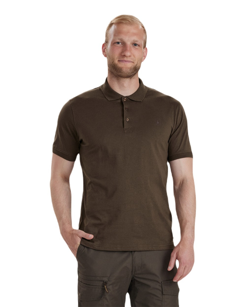 Deerhunter Christian Polo Shirt for Men - Comfortable Cotton Short Sleeve Casual Shirt - Perfect for Church, Bible Study, and Everyday Wear