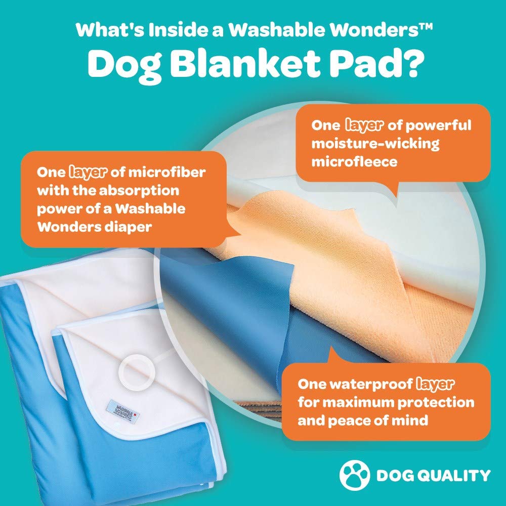 Washable Waterproof Dog Blanket & Incontinence Pad for Senior Dogs & Puppies - Soft Pet Blanket for Couches, Sofas & Beds - Machine Washable Pink Dog Bed Cover - Perfect for Elderly Pets, House Training & Home Decor