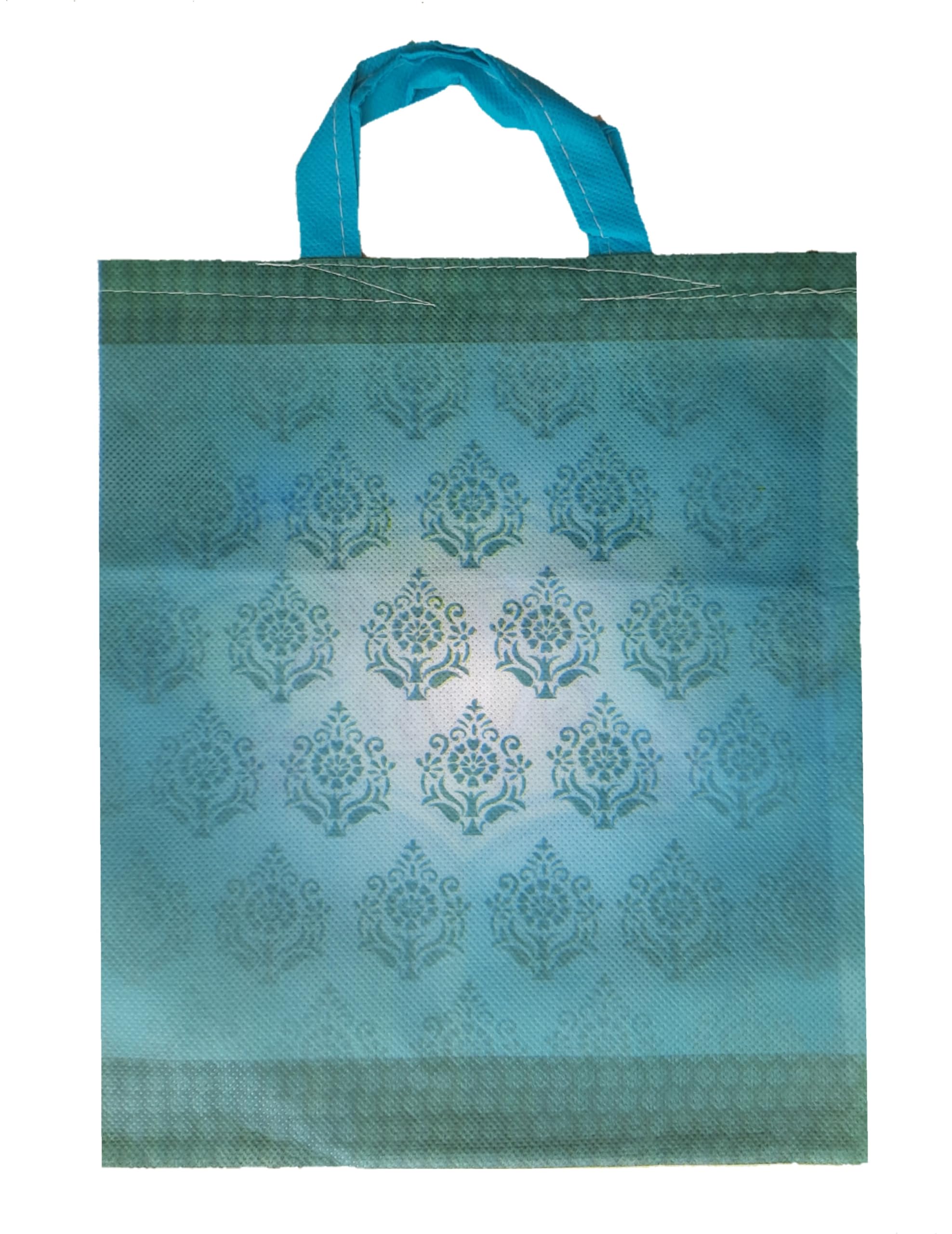 25 Pack Thank You Printed Non-Woven Gift Bags - 9x11 Inch, 2kg Capacity - Perfect for Wedding Favors, Birthday Party Favors & Bridal Shower Gifts (Blue)