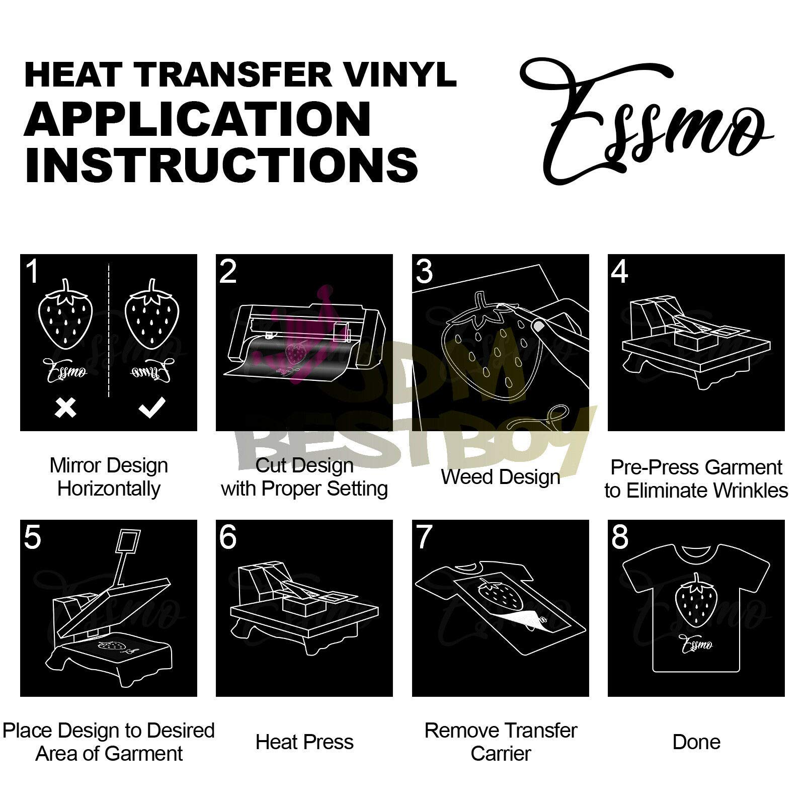 Premium Coffee Brown Flock Heat Transfer Vinyl (HTV) Sheet - 20