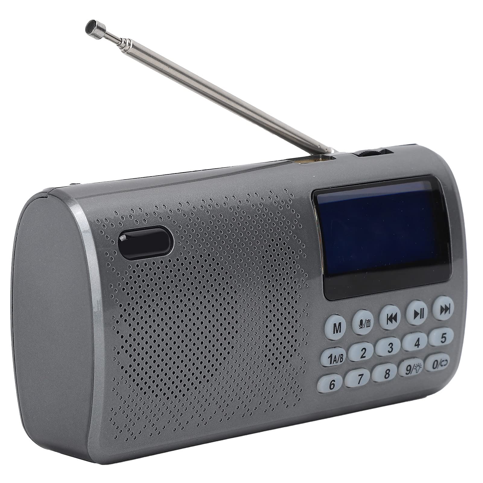 Dpofirs Portable FM Digital Radio with LED Display - Multifunctional Audio Player with Memory Function, Wireless FM Radio, Supports Memory Card & USB Playback | Perfect for Home, Office, Travel & Outdoor Activities