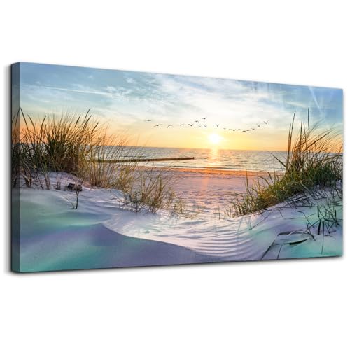 Blue Beach Landscape Paintings