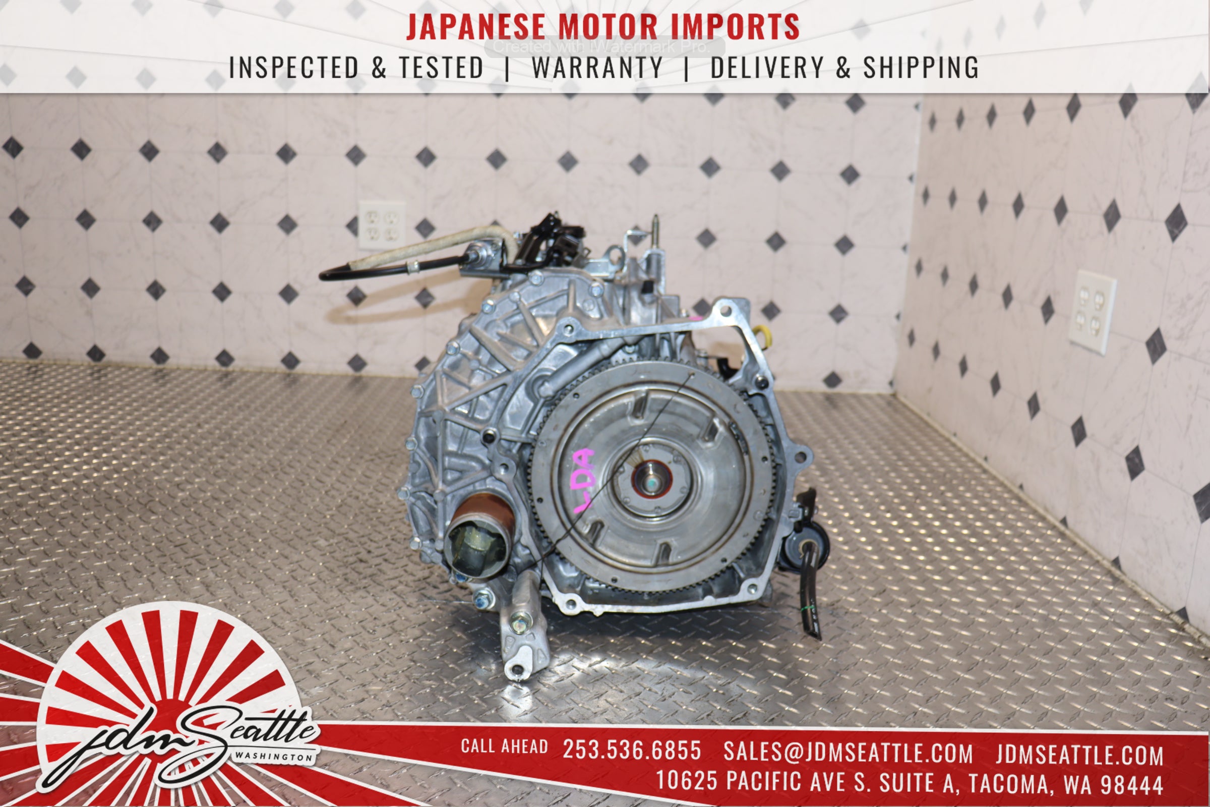 JDM 10-11 Honda Insight Hybrid CVT Automatic Transmission LDA MF6 - Replacement Part for Smooth Gear Shifting & Fuel Efficiency Upgrade