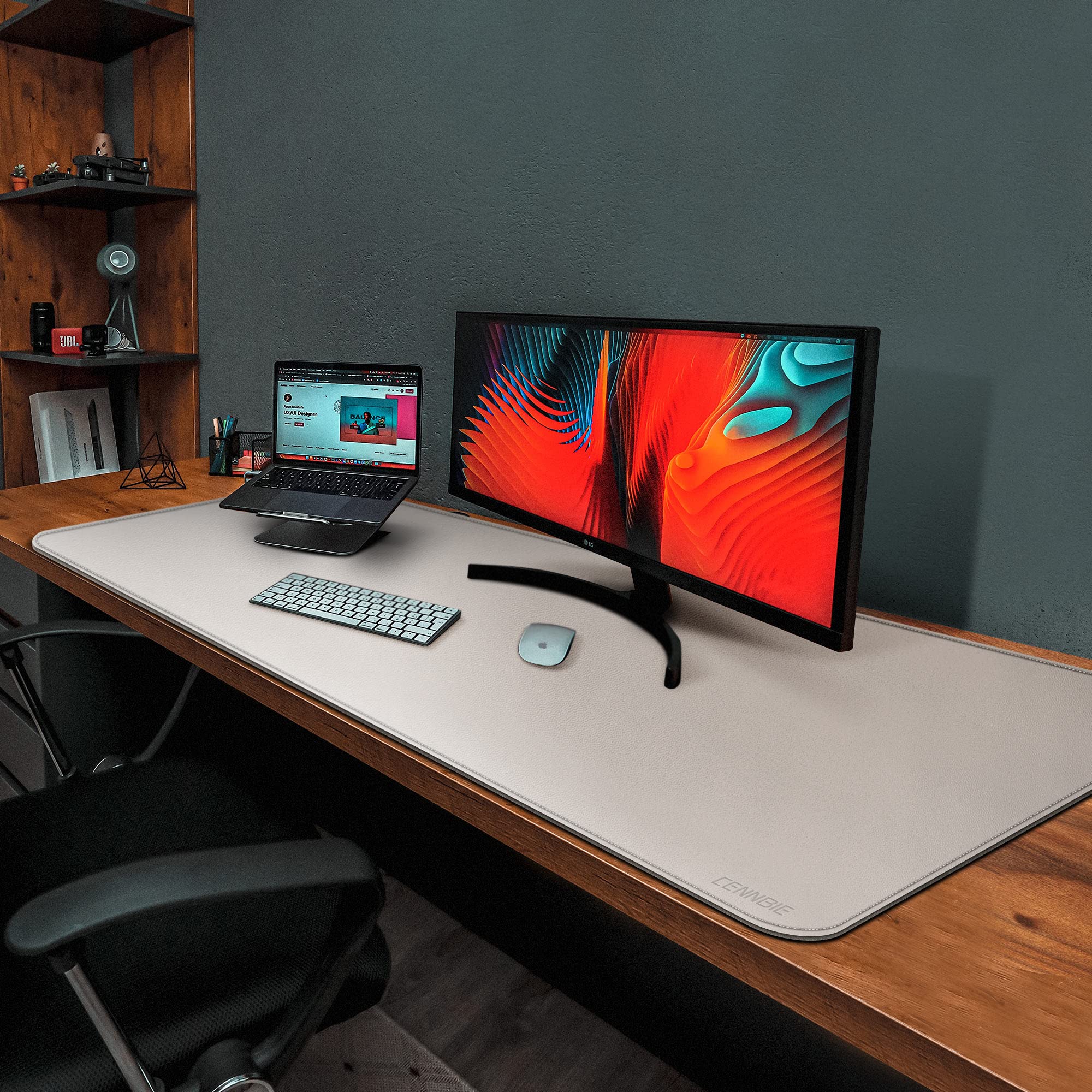 Premium CENNBIE Genuine Leather Desk Pad - 66.9