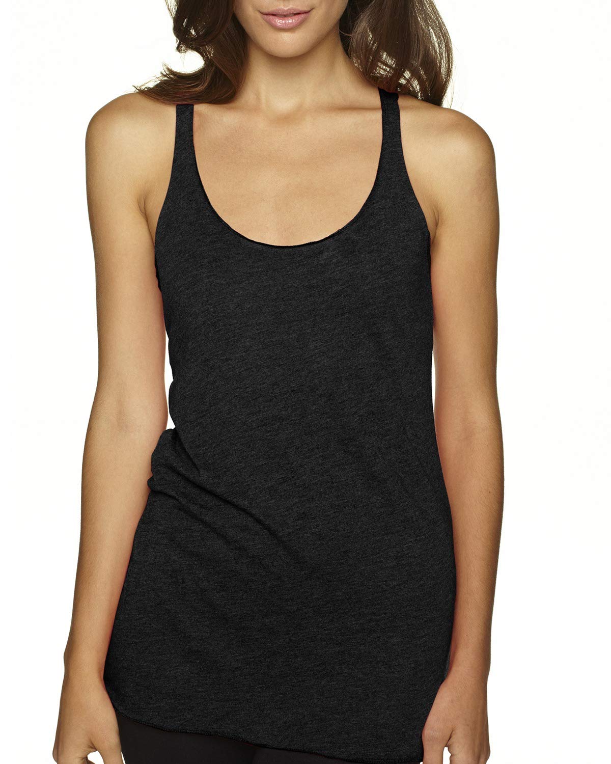 Next Level Women's Stylish Soft Tri-Blend Racerback Tank Top - Comfortable Breathable Workout & Casual Wear for Yoga, Gym, Running and Everyday Use