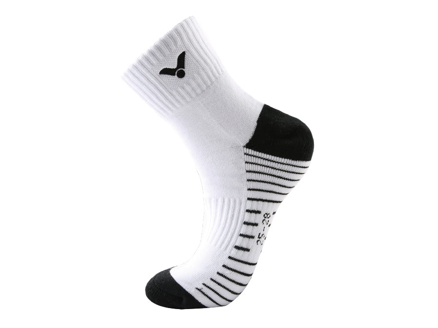 Victor Unisex Sport Crew Socks SK 151C - Breathable Athletic Socks for Men & Women - Perfect for Running, Gym, Hiking & Everyday Wear (Black)