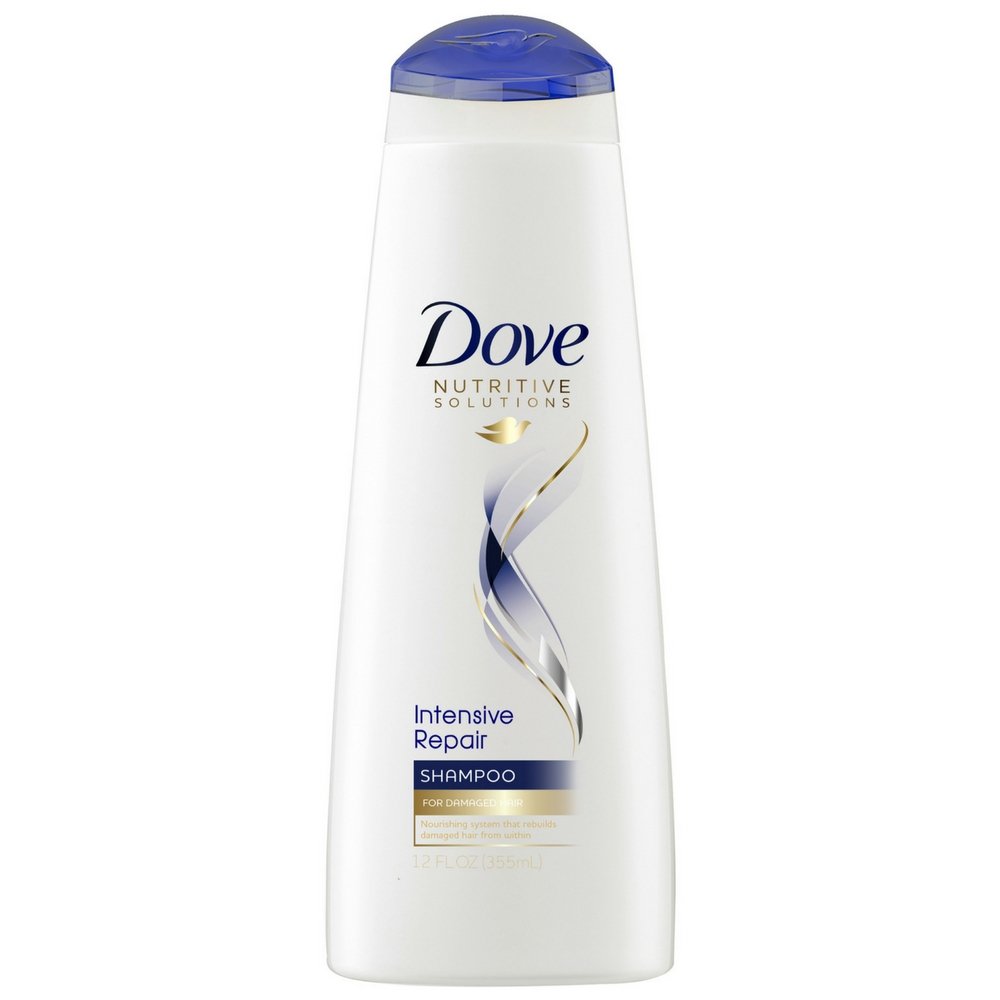 Dove Intensive Repair Damage Therapy Shampoo for Damaged Hair - 12 oz (2 Pack) - Sulfate Free & Nourishing Formula - Perfect for Daily Hair Repair & Deep Conditioning