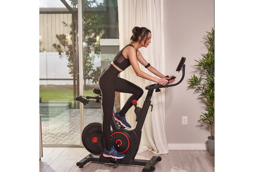 Echelon Smart Connect Bike EX-5s - Indoor Cycling Exercise Bike with 10 Resistance Levels, Bluetooth Connectivity & Live Classes - Perfect for Home Workouts & Fitness Training