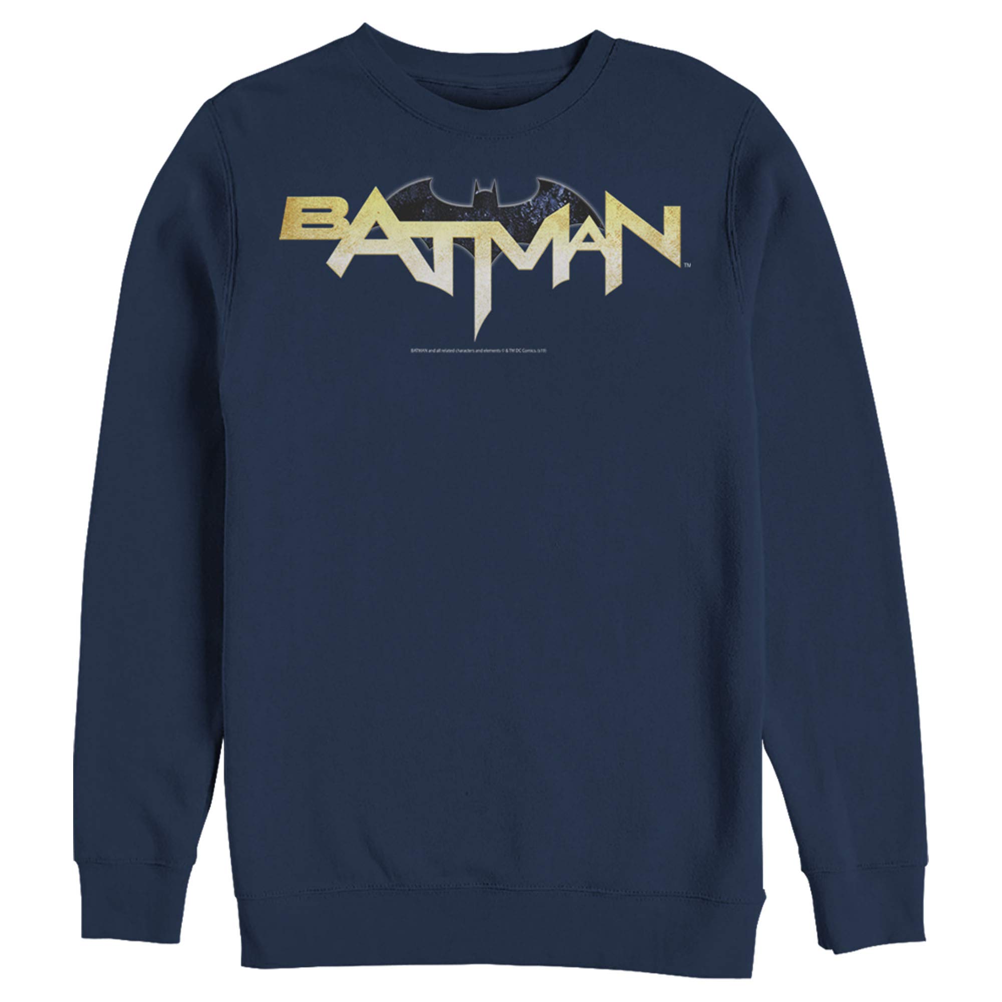 Men's Batman Logo Sweatshirt - Casual Superhero Style for Fans