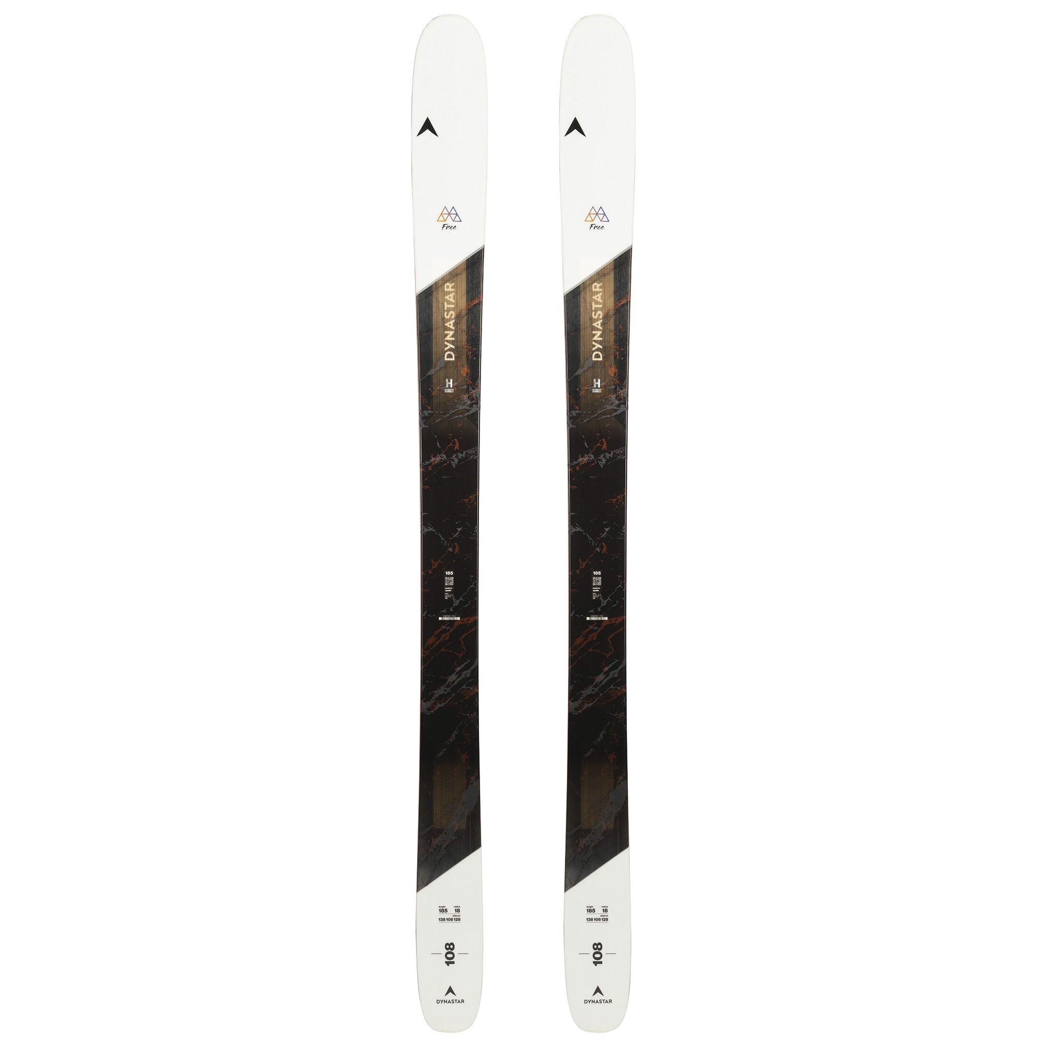 Dynastar M Free 108 Skis 2025 - All-Mountain Freeride Skis for Powder & Backcountry | Men's & Women's Skiing Gear for Advanced Riders