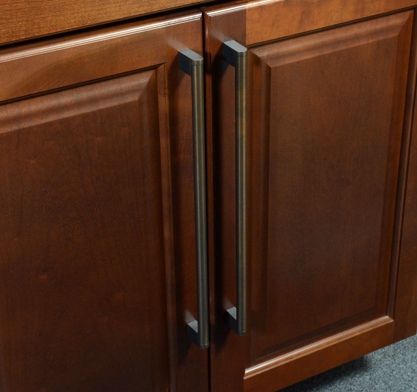 CKP Brand 10 Pack Oil-Rubbed Bronze Bar Pulls #2000-384 - Cabinet & Drawer Handles for Kitchen, Bathroom & Furniture Upgrade