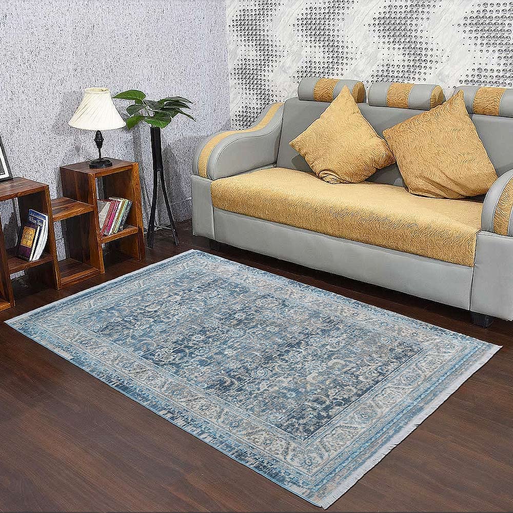 Machine Made Polyester Area Rugs 4'8