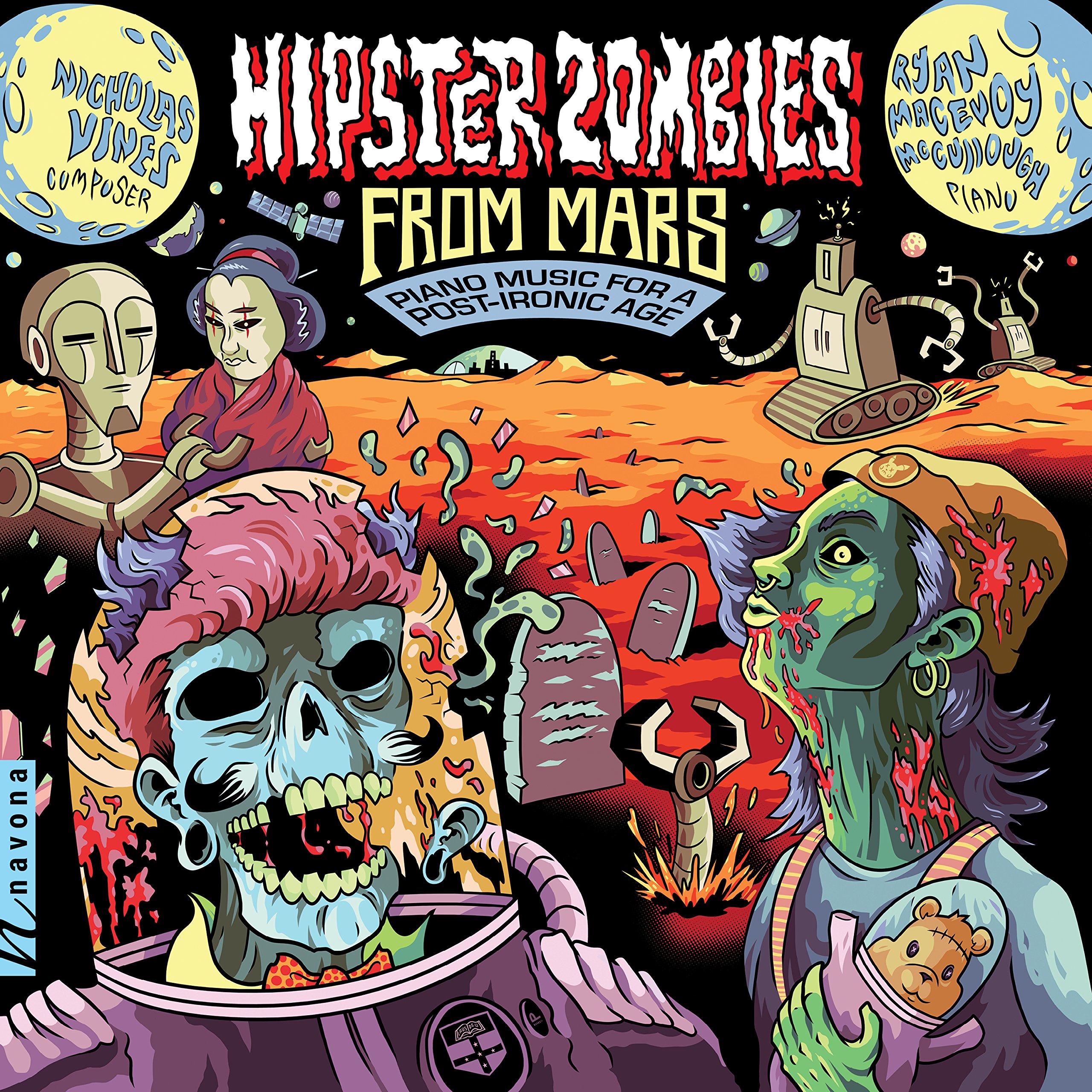 Hipster Zombies from Mars T-Shirt - Unique Vintage Graphic Tee for Men & Women - Perfect for Halloween, Cosplay & Sci-Fi Fans