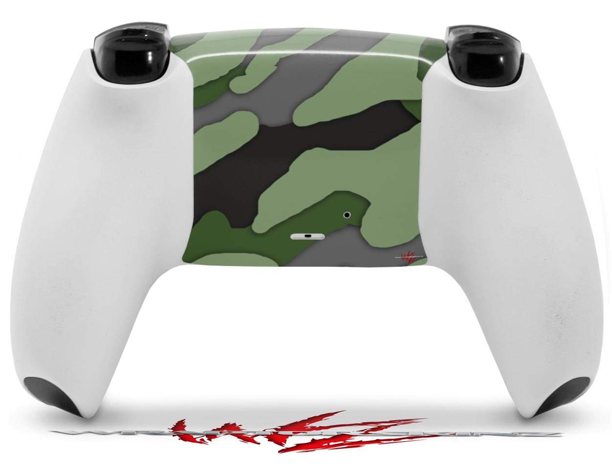 PS5 DualSense Controller Skin Wrap - Camouflage Green for Gaming & Protection