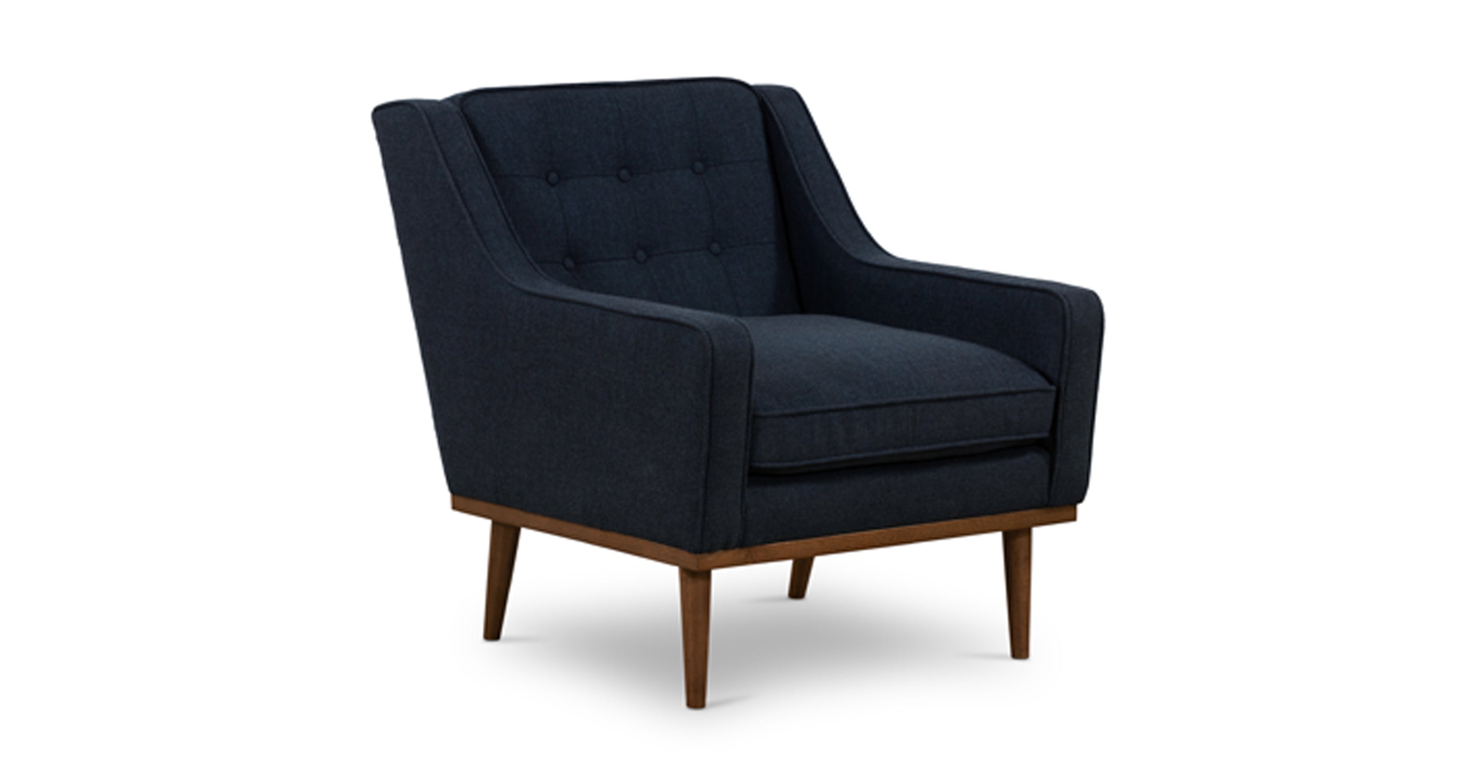 Gus Fabric Lounge Chair - Modern Comfortable Accent Chair for Living Room, Bedroom, or Office - Perfect for Relaxing, Reading, or Napping
