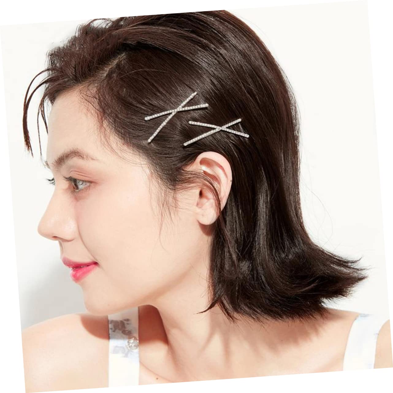 Beavorty 12pcs Luxury Rhinestone Hair Clips for Women - Elegant Bobby Pins & Barrettes Hair Accessories - Perfect for Weddings, Parties & Everyday Styling