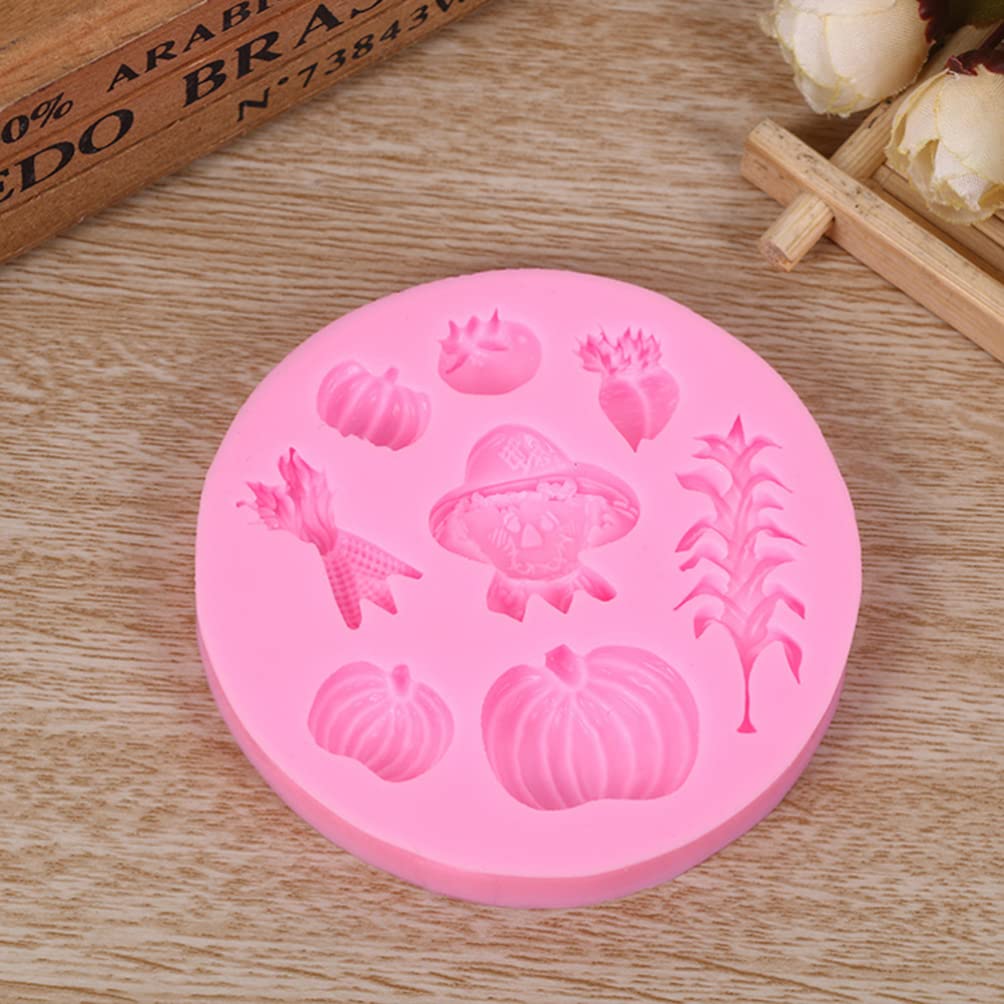 Premium Silicone Pumpkin Cake Mold - Fall & Thanksgiving Baking Supplies for DIY Desserts, Candy, and Vegetable Shaped Treats | Perfect for Home Bakers, Professional Chefs, and Holiday Kitchen Decor