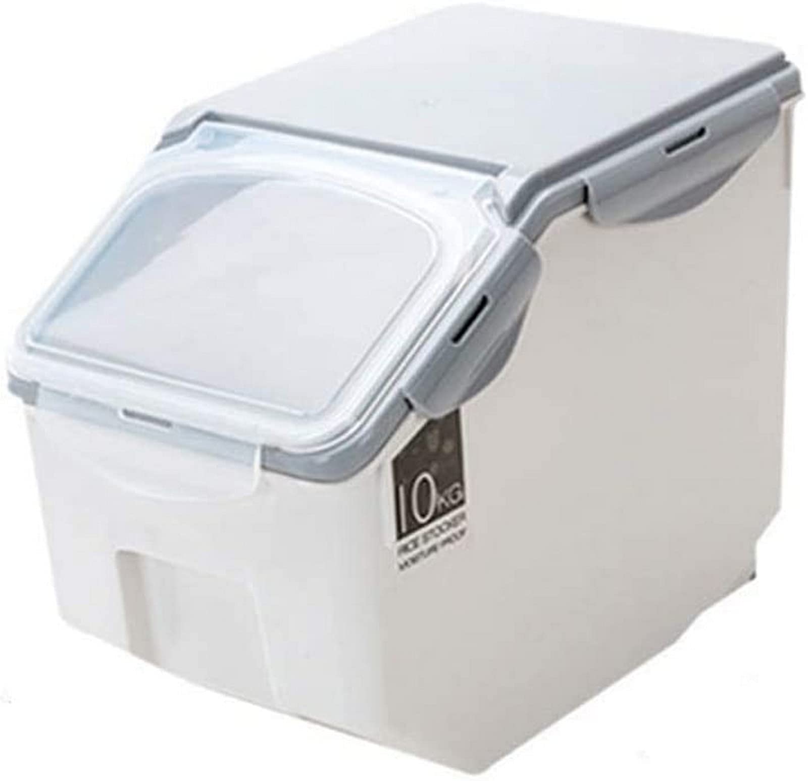 LCJD Airtight Food Storage Containers for Cereal, Grains, Beans & Rice - Moisture-Proof Kitchen Pantry Organizers with Lids - Perfect for Keeping Pet Food Fresh for Cats & Dogs - Ideal for Kitchen, Pantry & Pet Food Storage