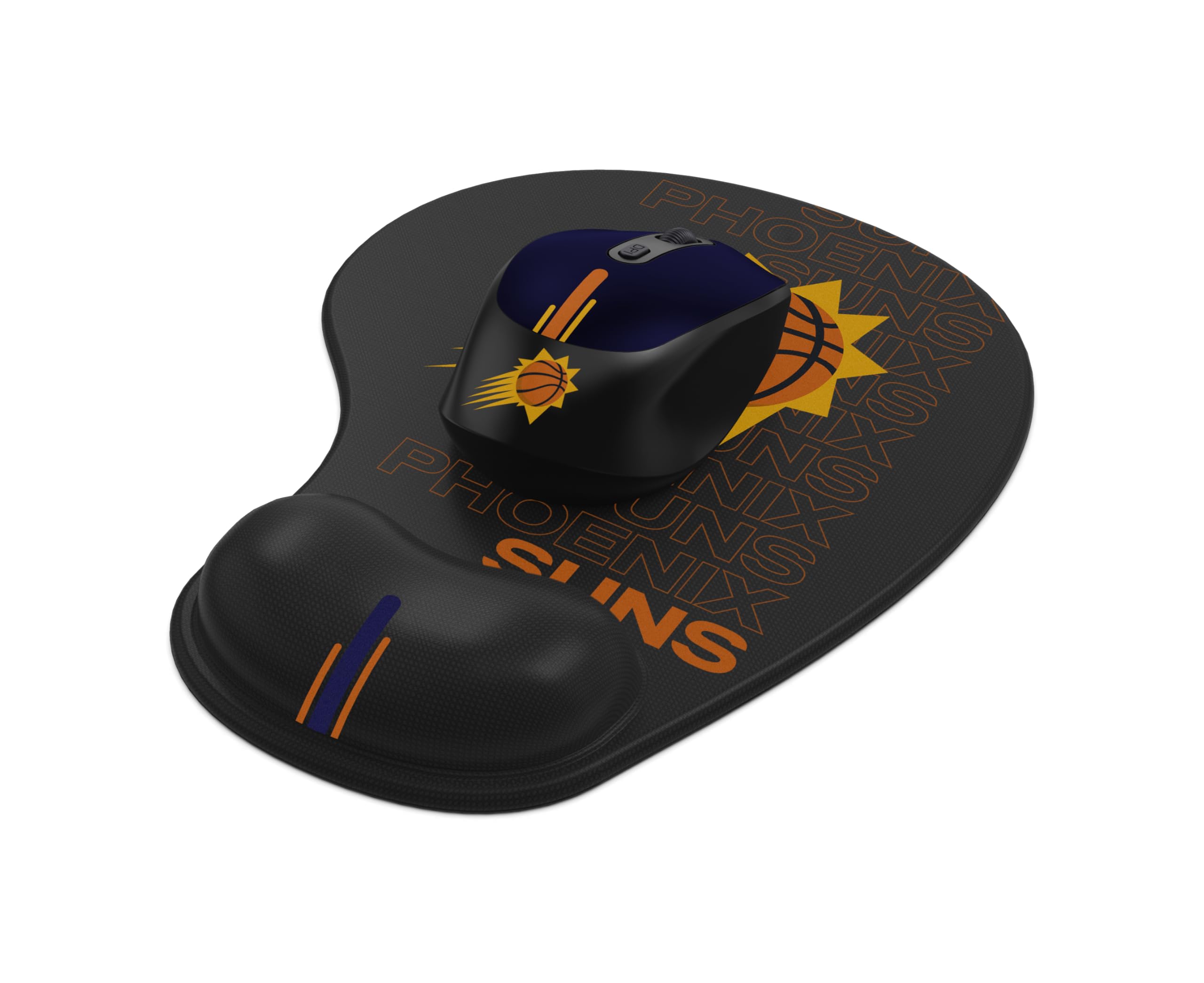 SOAR NBA Wireless Gaming Mouse with RGB Lighting & Non-Slip Mouse Pad Set - Perfect for Basketball Fans, PC Gamers & Office Work