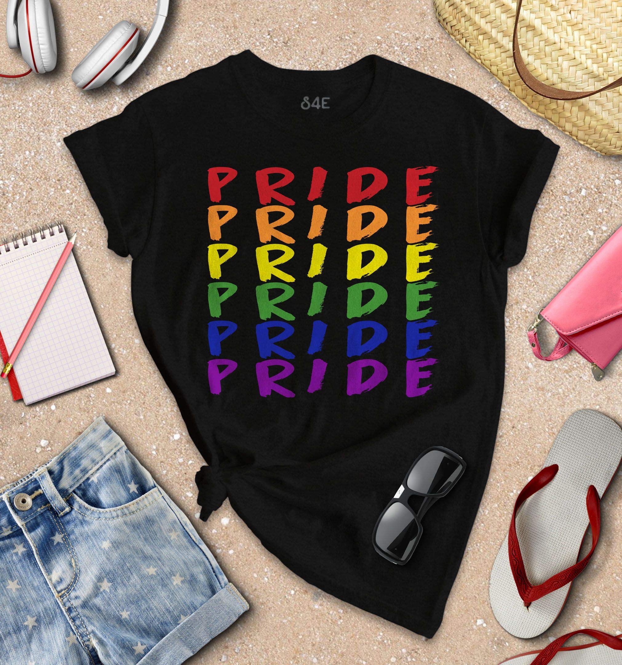 Rainbow Pride LGBTQ+ Equality T-Shirt for Women - Comfortable & Stylish Gay Rights Apparel for Pride Parades, Festivals & Everyday Wear