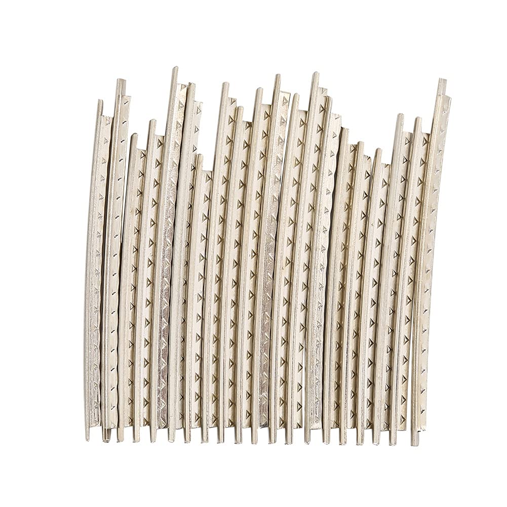 Premium 20-Piece Copper Guitar Fret Wire Set - Durable White Copper Fretwires for Folk Guitars | Perfect for Guitar Repair, Maintenance & DIY Instrument Upgrades