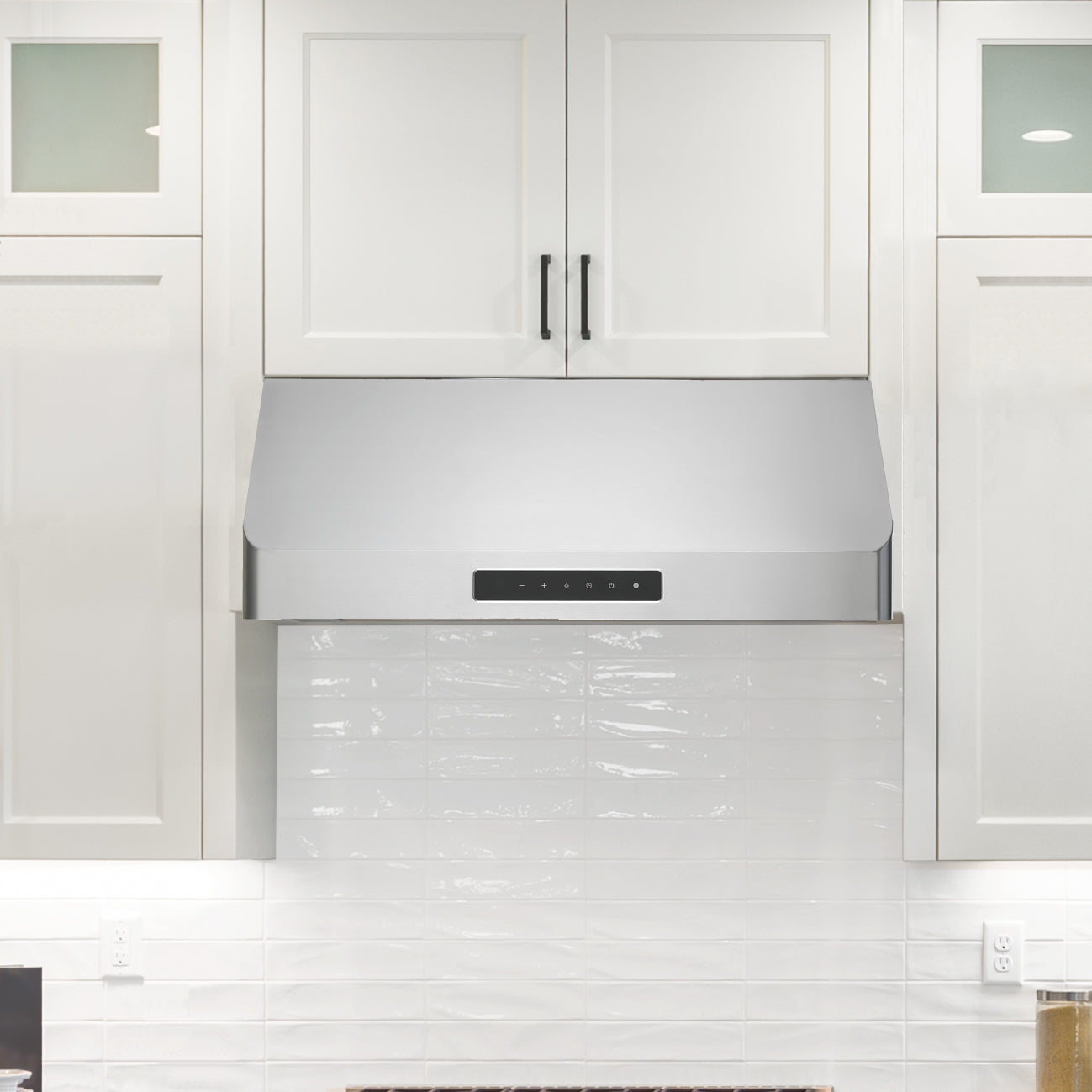 30 Inch Stainless Steel Pro Series Turbo Undercabinet Range Hood with Night Light - Powerful Kitchen Ventilation for Smoke & Odor Removal - Perfect for Home Chefs & Modern Kitchens