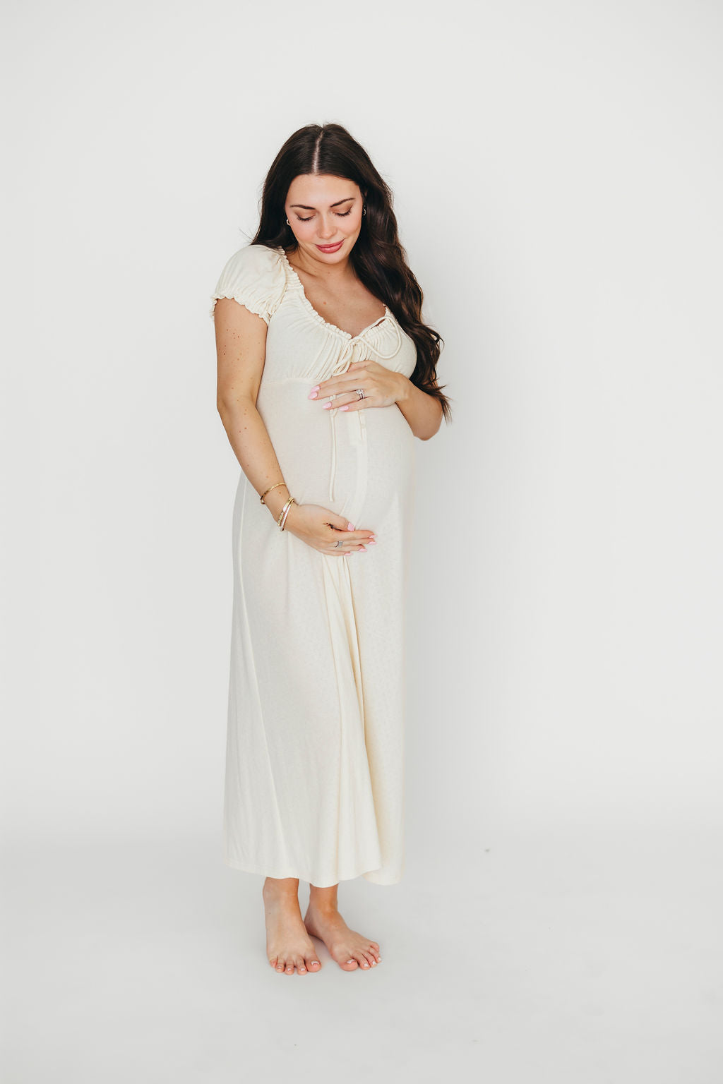 Remi Maxi Dress in Custard - Elegant Flowy Long Dress for Women | Perfect for Summer, Beach, Weddings & Casual Outings
