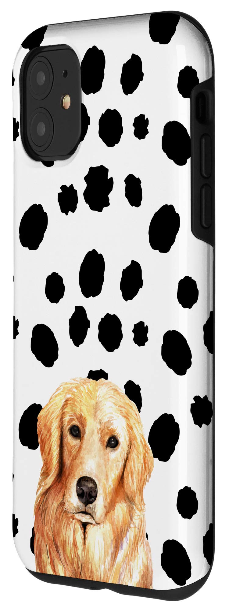 iPhone 11 Case - Golden Retriever & Dalmatian Dog Print Protective Cover | Perfect for Dog Lovers, Pet Owners & Animal Enthusiasts | Durable Phone Case for Everyday Use, Work & Travel