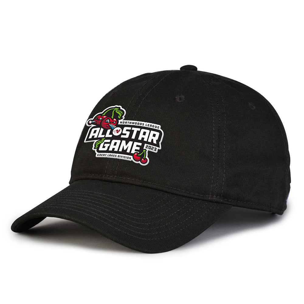 2023 Northwoods League All Star Game Black Twill Baseball Cap - Adjustable Relaxed Fit for Men & Women - Perfect for Baseball Games, Outdoor Sports & Casual Wear