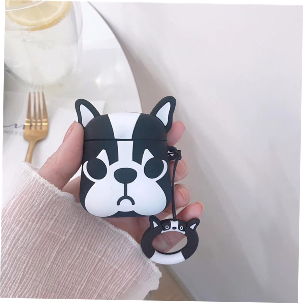 2 Pack Hard Cartoon Earbud Carrying Case - Durable Headphone Storage Box for AirPods & Wireless Earbuds - Perfect for Travel, Gym & Daily Use