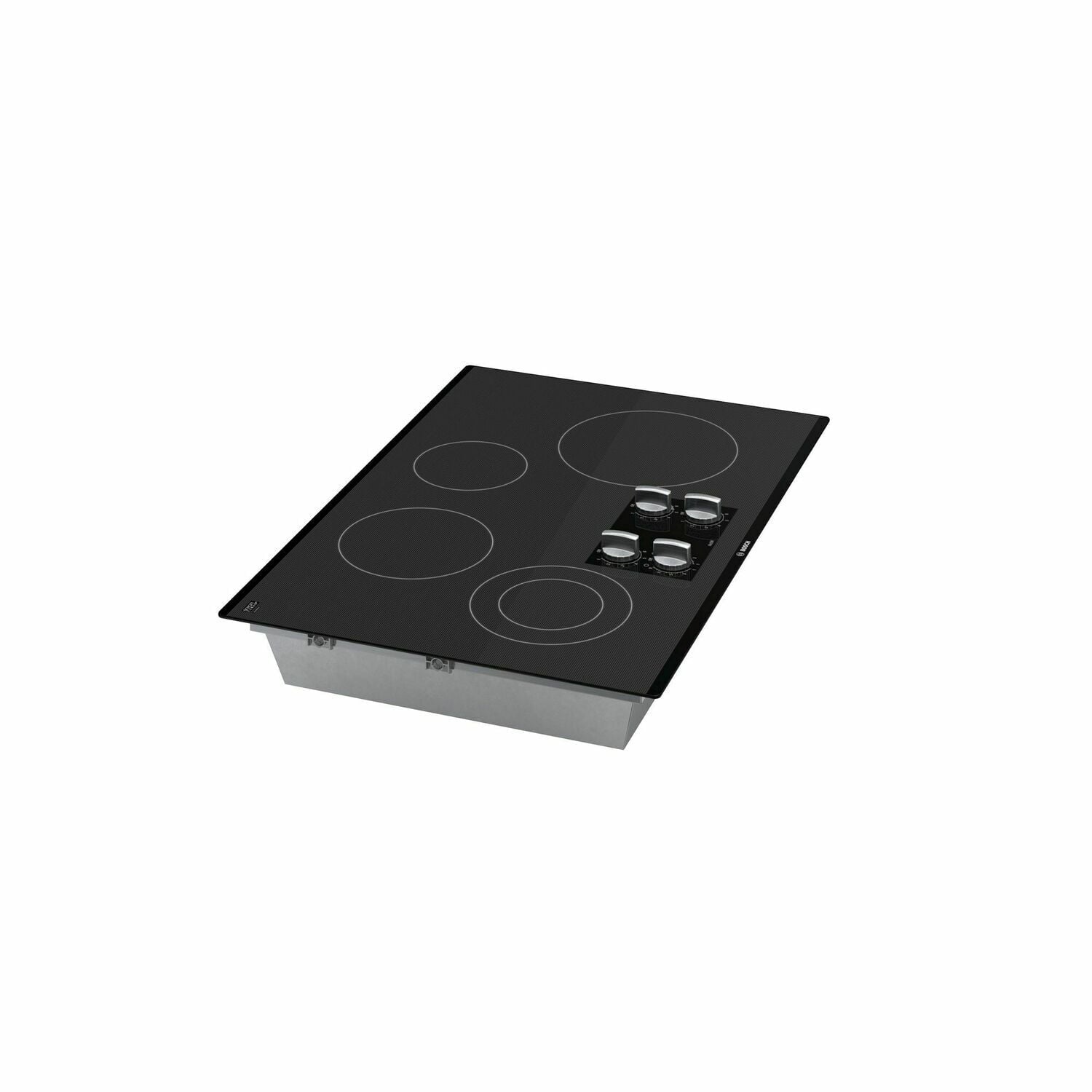Bosch NEM5066UC 500 Series 30-Inch Electric Cooktop - 4 Burner Elements, Black Glass Surface for Modern Kitchens | Perfect for Home Cooking, Entertaining & Professional Chefs
