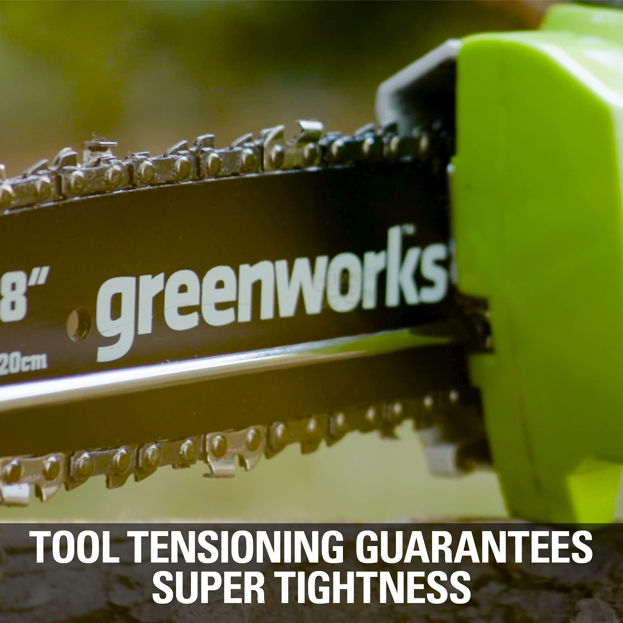 Greenworks 40V 8-Inch Cordless Pole Saw with Hedge Trimmer Attachment | 2Ah Battery & Charger Included | Model 1300402 | Perfect for Tree Trimming, Landscaping & Yard Maintenance