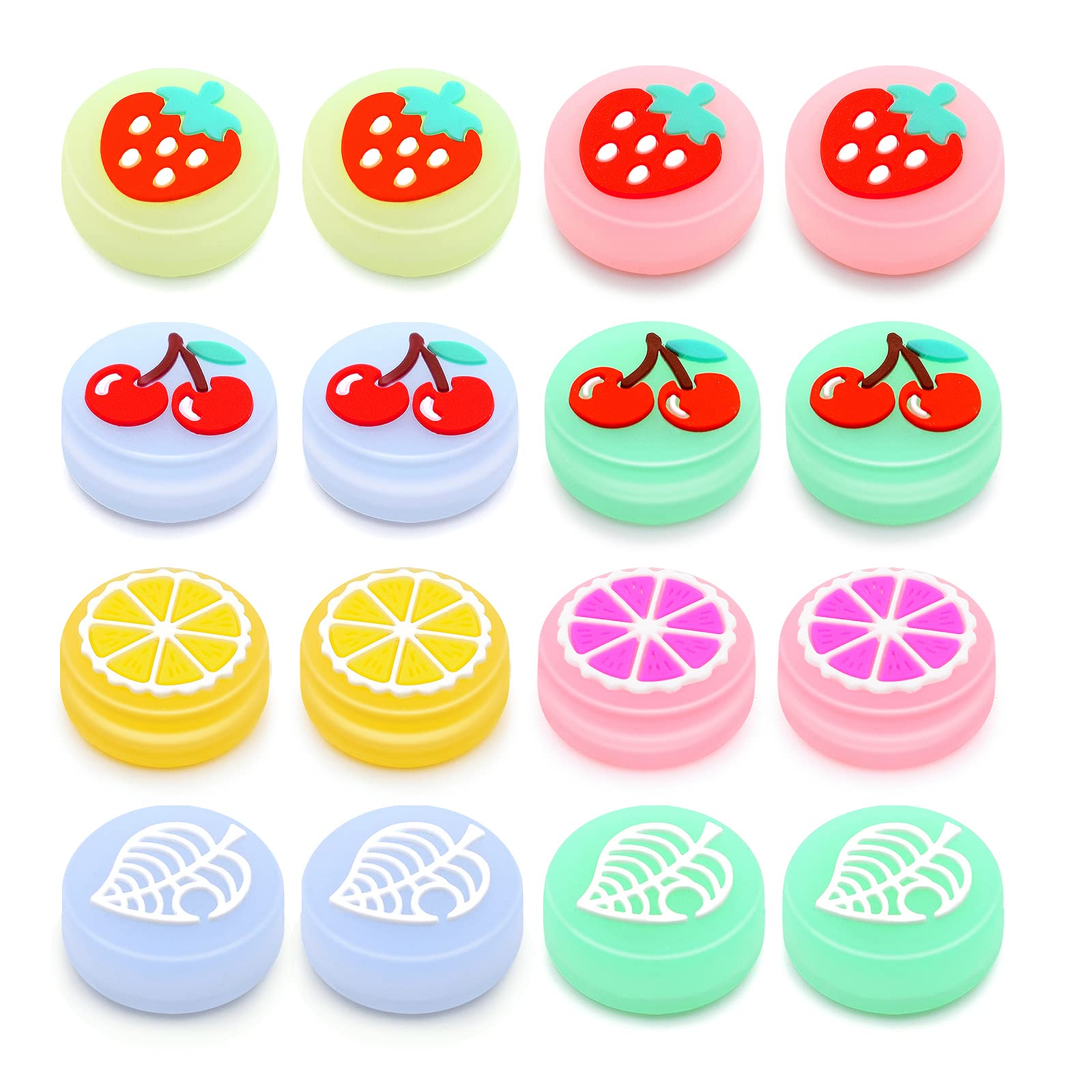 VGBUS 16-Pack Silicone Thumb Grip Caps for Nintendo Switch, OLED & Lite - Ergonomic Analog Stick Covers for Enhanced Gaming Comfort - Perfect for Long Play Sessions, Travel & Competitive Gaming