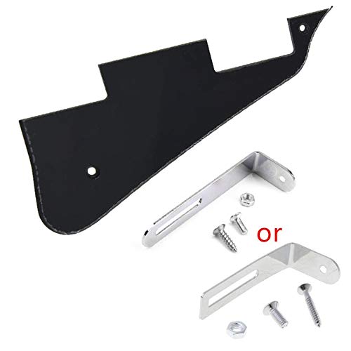 5-Piece Guitar Pickguard Scratch Plate Set for Gibson Les Paul - Black Replacement Parts (Perfect for DIY Guitar Repair & Customization)