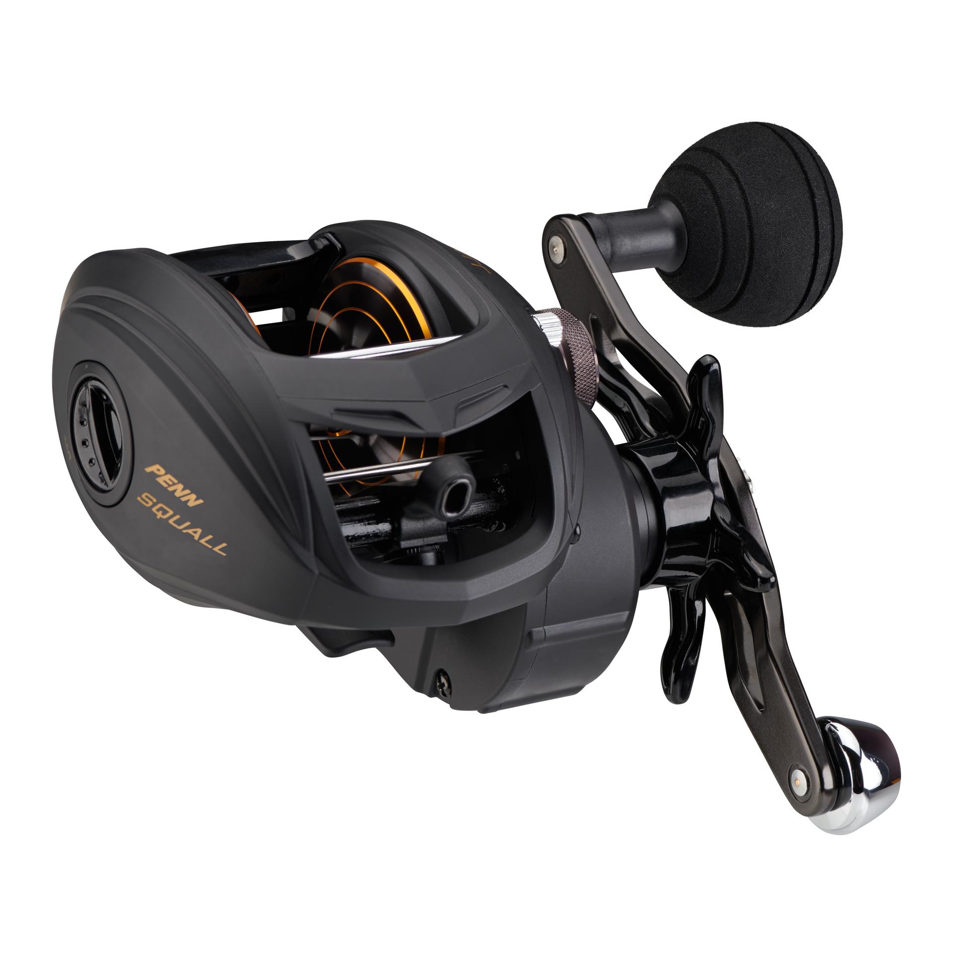 Squall® Baitcast Fishing Reel - High Performance Saltwater & Freshwater Casting Reel for Bass, Trout, and Saltwater Game Fish - Perfect for Surf Fishing, Pier Casting, and Boat Angling