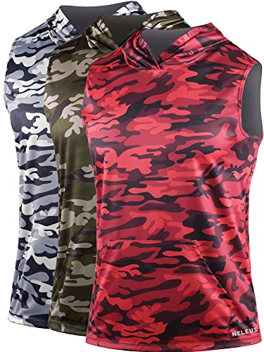 5121 Red/Grey/Olive Green, 3 Pack