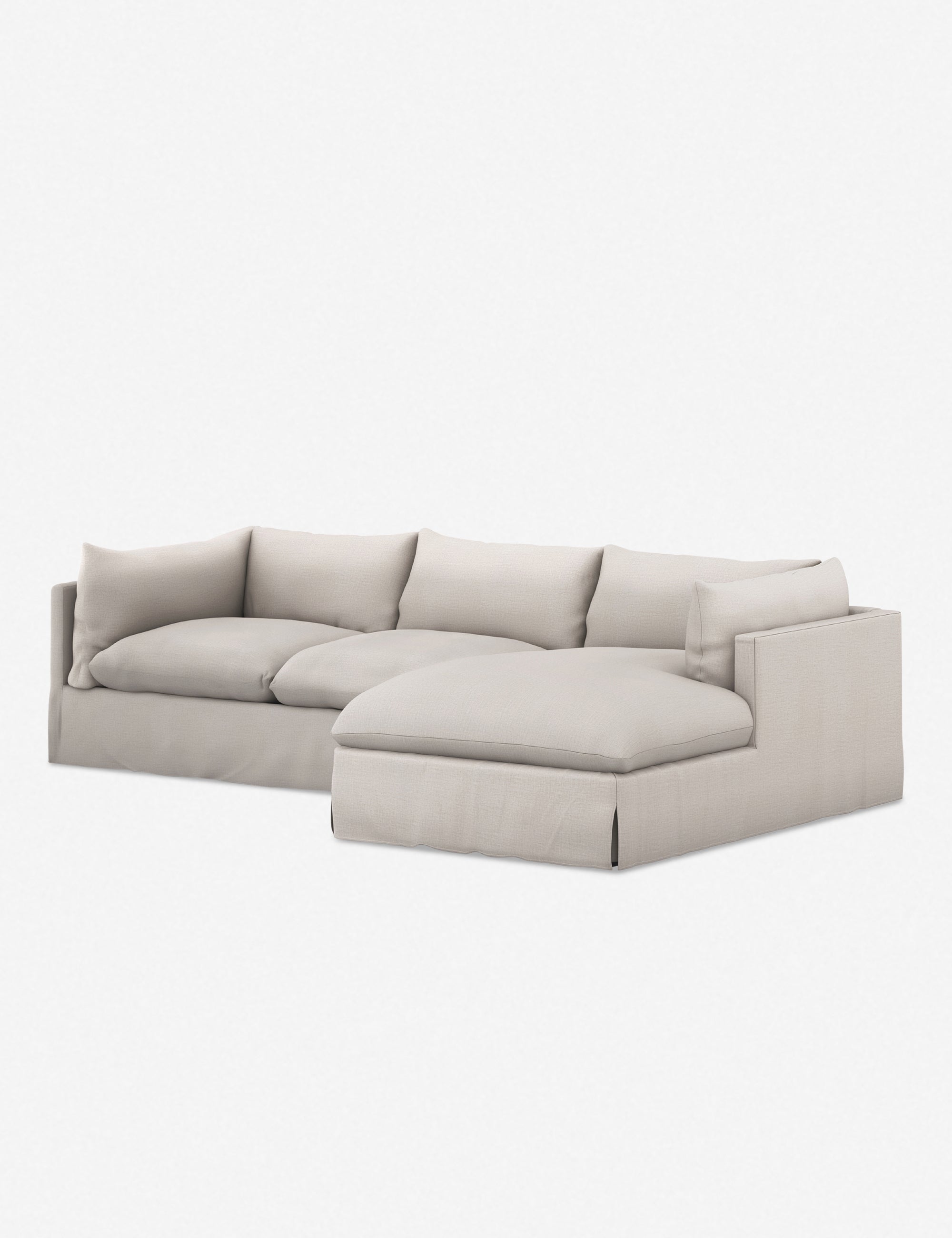 Arlen Sectional Sofa - Modern L-Shaped Couch for Living Room, Comfortable Fabric Sofa Set with Reversible Chaise | Perfect for Small Spaces, Apartments & Family Gatherings
