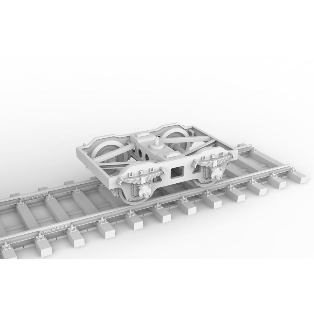 AK Interactive 35501 1/35 Scale Railway Schwerer Plattformwagen Tyme SSYS Model Kit - Perfect for WWII Military Dioramas and Train Enthusiasts