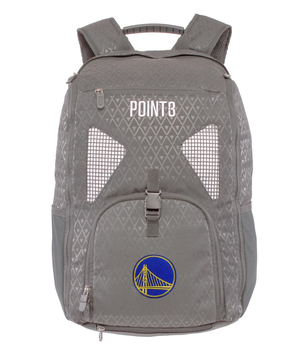 Point 3 Road Trip Tech Backpack - Waterproof Basketball Backpack with Laptop Compartment | Perfect for Sports Gear, Shoes, Books & 15.6