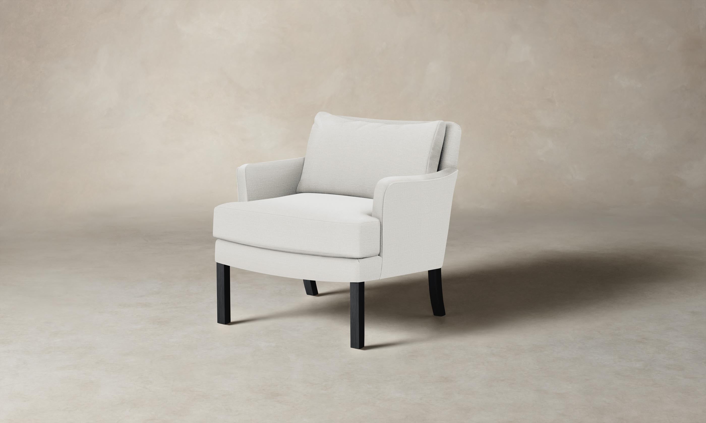 Kaye Chair - Performance Linen Weave Pure White Modern Dining Chair - Perfect for Home, Office, and Restaurant Use