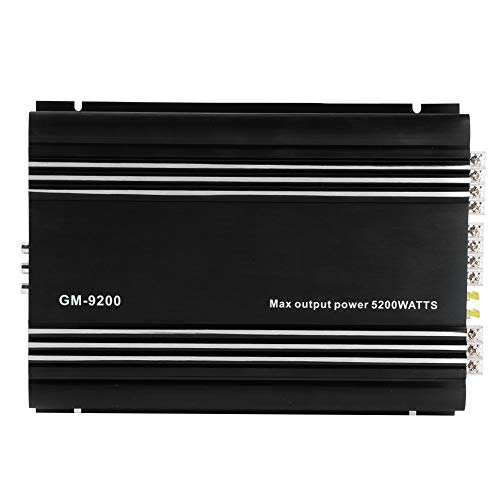 Acouto 12V 4-Channel 200W Mini Car Audio Amplifier - 4 x 50W HiFi Stereo Power Amp with Aluminum Alloy Case for Enhanced Car Audio System | Perfect for Car Audio Upgrades, Home Theater & DIY Speaker Projects